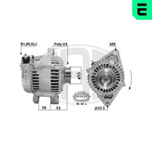 Alternator CITROEN NEMO Autoutilitara/limuzina spatioasa (AA_) 1.4 benzina 73 cai ERA 209673A