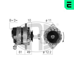 Alternator CITROEN C25 platou / sasiu (280_, 290_) 1.9 DT diesel 82 cai ERA 210313A