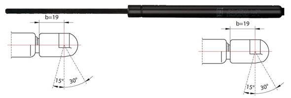 Amortizor portbagaj CITROEN EVASION microbus (22, U6) 1.8 benzina 99 cai METZGER 2110289