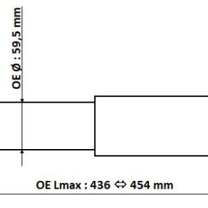 Amortizor CITROEN JUMPER II caroserie 2.2 HDi 130 diesel 130 cai KYB 3450003