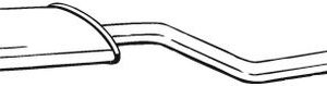 Toba esapamet intermediara BOSAL 282-337 – CITROEN | AutoRival
