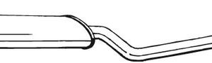 Toba esapamet intermediara BOSAL 283-695 – CITROEN | AutoRival
