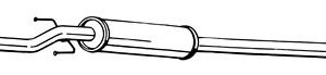 Toba esapamet intermediara BOSAL 291-041 – CITROEN | AutoRival