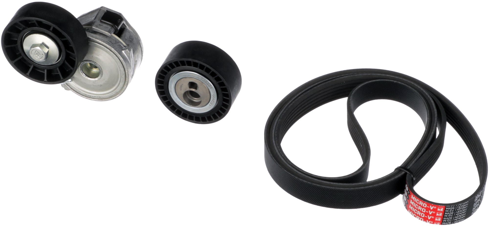 Set curea transmisie cu caneluri GATES K026PK1750