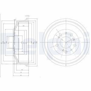 Tambur frana DELPHI BF153 – CITROEN | AutoRival