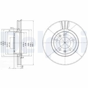 Disc frana DELPHI BG2688 – CITROEN | AutoRival