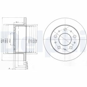 Disc frana DELPHI BG3923 – CITROEN | AutoRival