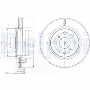 Disc frana DELPHI BG3976 – CITROEN | AutoRival