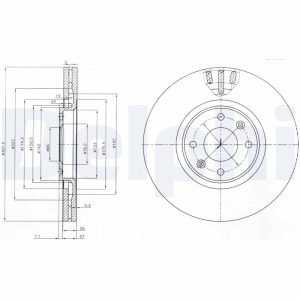 Disc frana DELPHI BG4002 – CITROEN | AutoRival