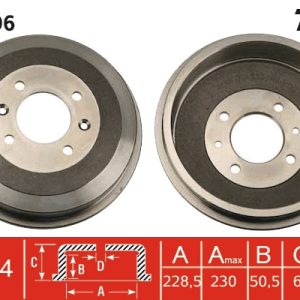 Tambur frana TRW DB4096 – CITROEN | AutoRival