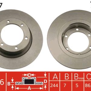 Disc frana TRW DF1107 – CITROEN | AutoRival