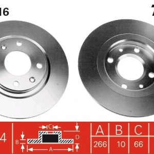 Disc frana TRW DF1216 – CITROEN | AutoRival