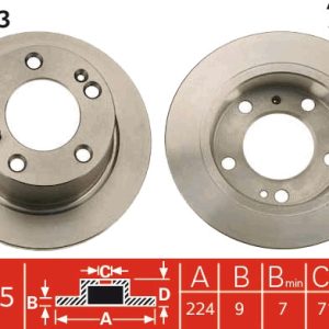Disc frana TRW DF2583 – CITROEN | AutoRival