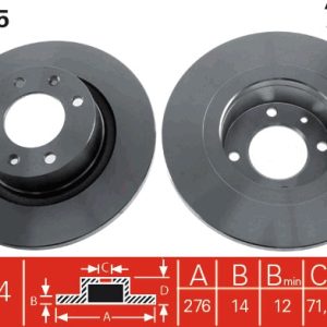 Disc frana TRW DF4215 – CITROEN | AutoRival