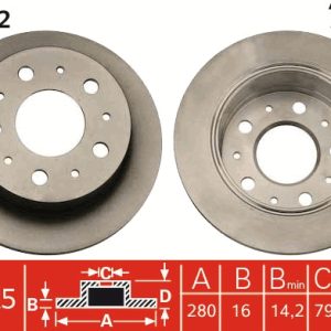 Disc frana TRW DF4752 – CITROEN | AutoRival