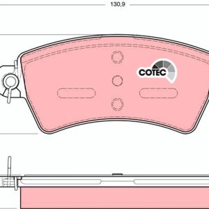 Set placute frana TRW GDB1385 – CITROEN | AutoRival