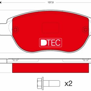 Set placute frana TRW GDB1464DTE – CITROEN | AutoRival