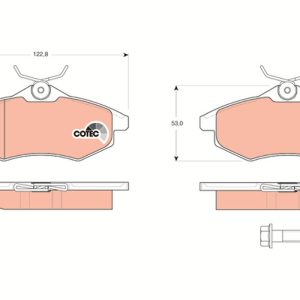 Set placute frana TRW GDB1495 – CITROEN | AutoRival