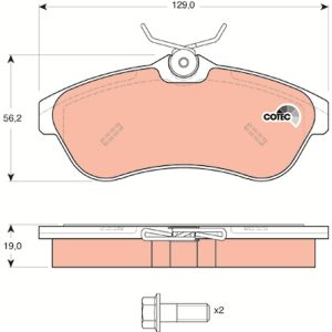Set placute frana TRW GDB1496 – CITROEN | AutoRival