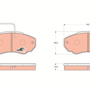 Set placute frana TRW GDB1517 – CITROEN | AutoRival