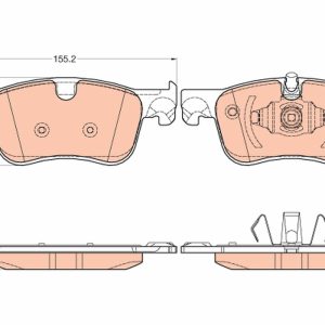 Set placute frana TRW GDB2062 – CITROEN | AutoRival