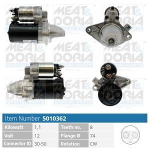Electromotor MEAT DORIA 5010362 – CITROEN | AutoRival