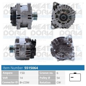 Alternator MEAT DORIA 5515064 – CITROEN | AutoRival