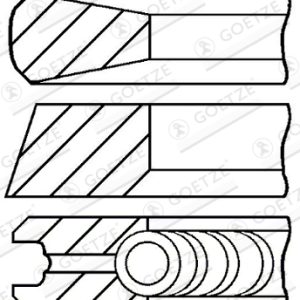 Set segmenti piston GOETZE ENGINE 08-436708-00 – CITROEN | AutoRival