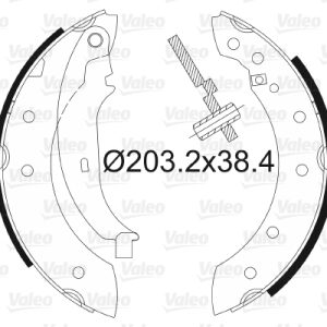 Set saboti frana VALEO 562581