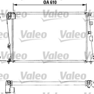 Radiator racire motor VALEO 730959