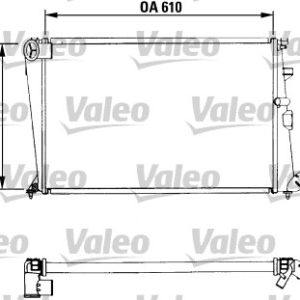 Radiator racire motor VALEO 730961 – imagine produs