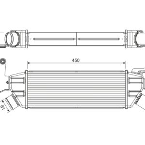 Intercooler compresor VALEO 818370