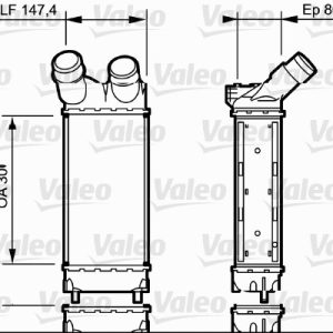 Intercooler compresor VALEO 818866