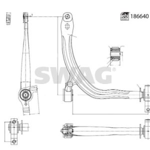 Brat suspensie roata SWAG 33 11 0489 – CITROEN | AutoRival