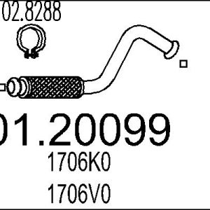 Racord evacuare MTS 01.20099 – CITROEN | AutoRival