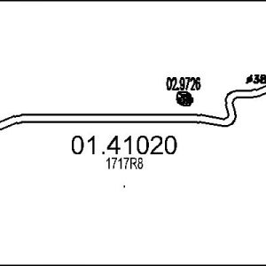 Racord evacuare MTS 01.41020 – CITROEN | AutoRival