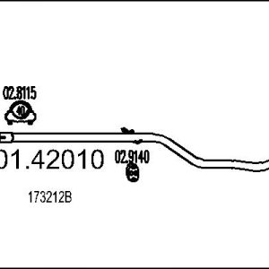 Racord evacuare MTS 01.42010 – CITROEN | AutoRival