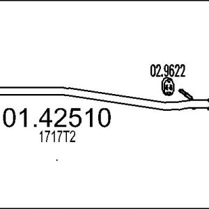 Racord evacuare MTS 01.42510 – CITROEN | AutoRival