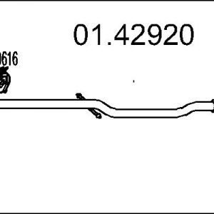 Racord evacuare MTS 01.42920 – CITROEN | AutoRival