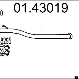Racord evacuare MTS 01.43019 – CITROEN | AutoRival