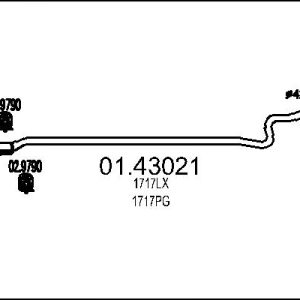 Racord evacuare MTS 01.43021 – CITROEN | AutoRival