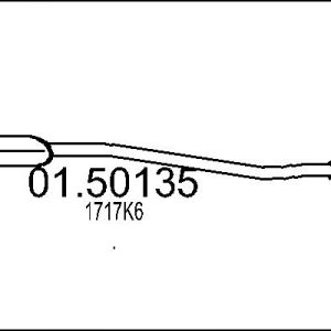 Toba esapamet intermediara MTS 01.50135 – CITROEN | AutoRival