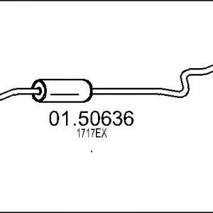 Toba esapamet intermediara MTS 01.50636 – CITROEN | AutoRival