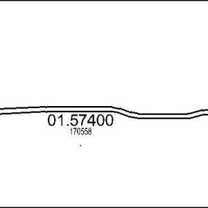 Toba esapamet intermediara MTS 01.57400 – CITROEN | AutoRival