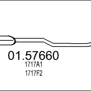 Toba esapamet intermediara MTS 01.57660 – CITROEN | AutoRival