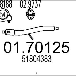 Racord evacuare MTS 01.70125 – CITROEN | AutoRival