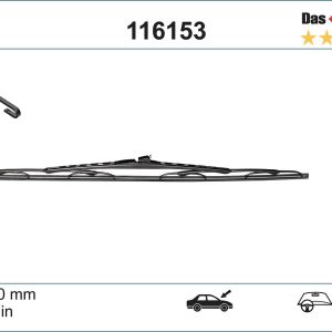 Lamela stergator SWF 116153 – CITROEN | AutoRival