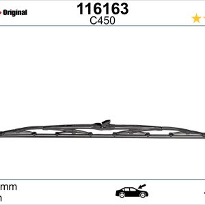 Lamela stergator SWF 116163 – CITROEN | AutoRival