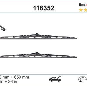 Lamela stergator SWF 116352 – CITROEN | AutoRival