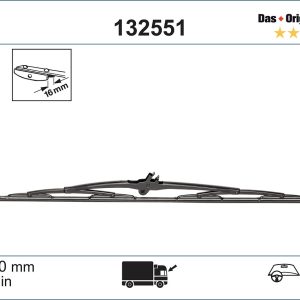 Lamela stergator SWF 132551 – CITROEN | AutoRival